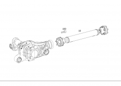 front axle gear propeller