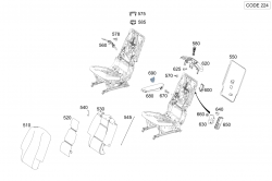 rear single seats es